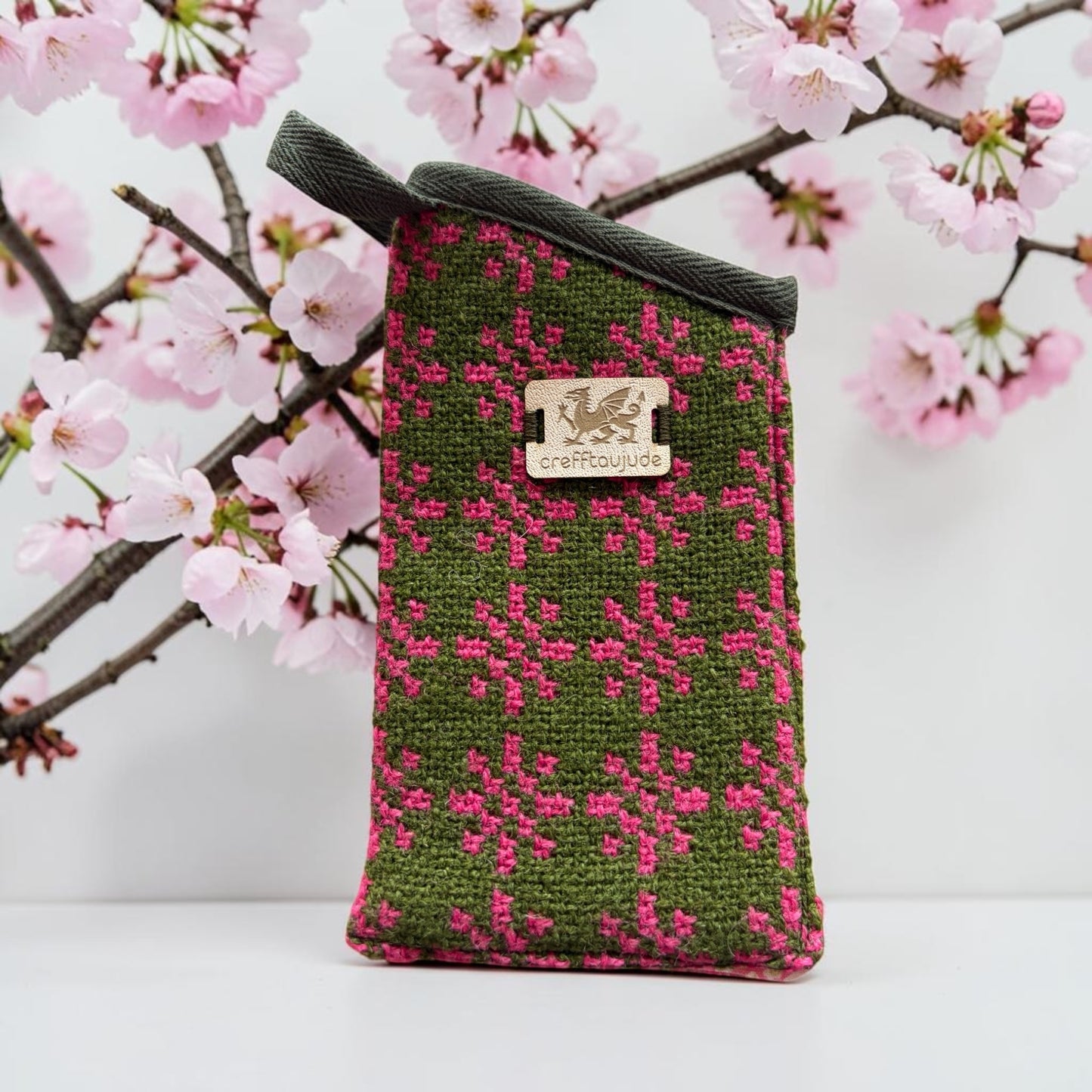 Welsh tapestry glasses case