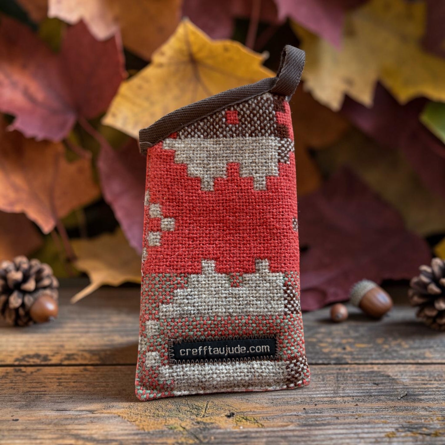 Welsh tapestry glasses case