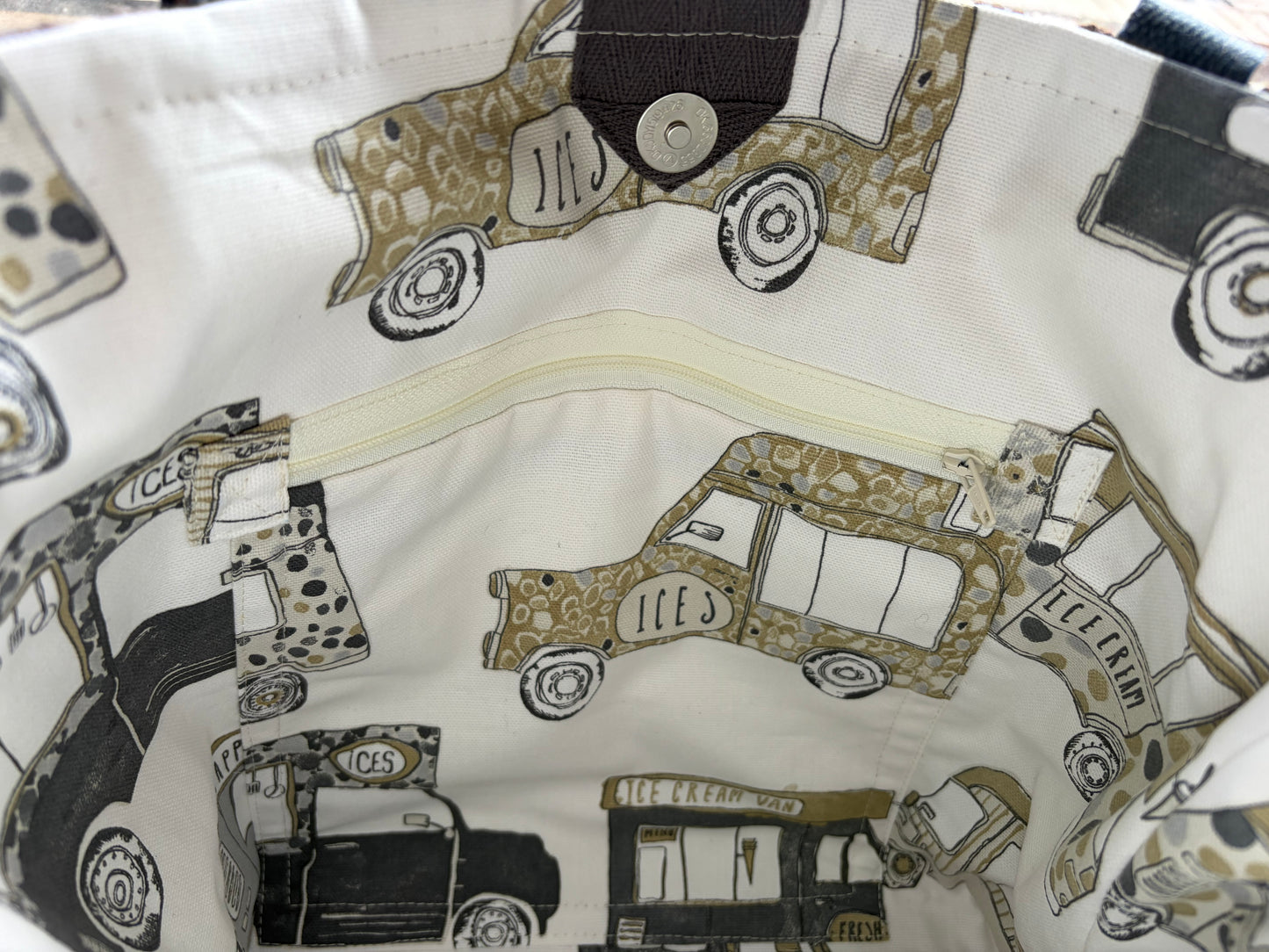 Welsh wool tapestry tote