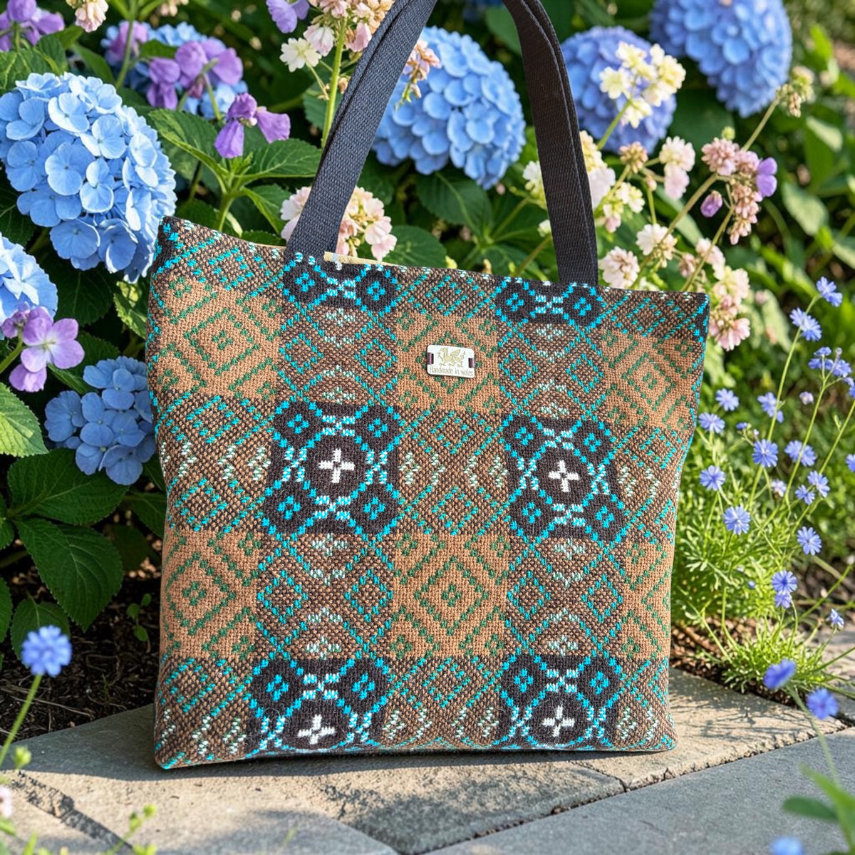 Welsh tapestry Teifi tote