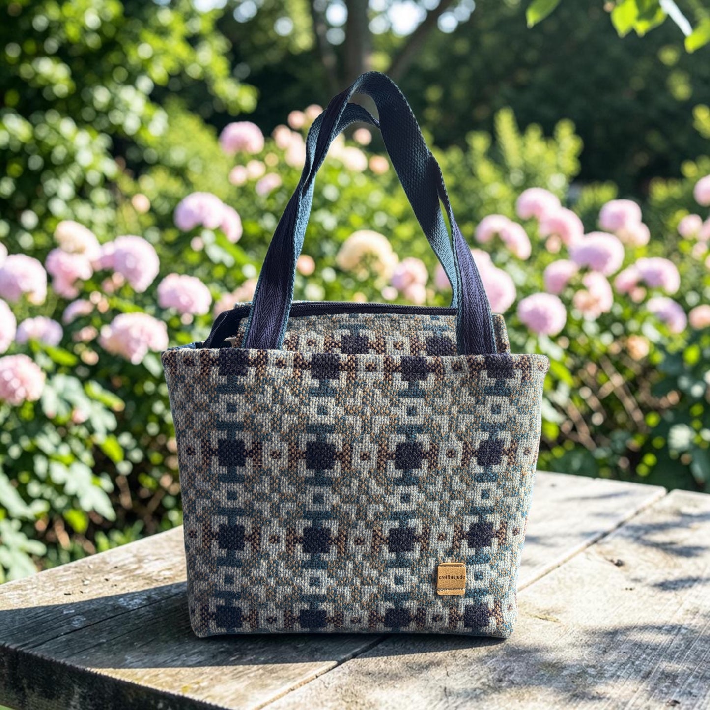 Welsh tapestry Dyfi handbag