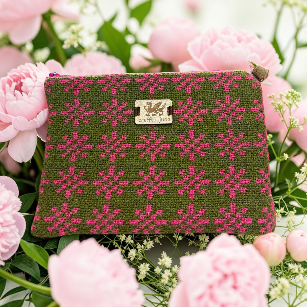 Welsh tapestry large purse