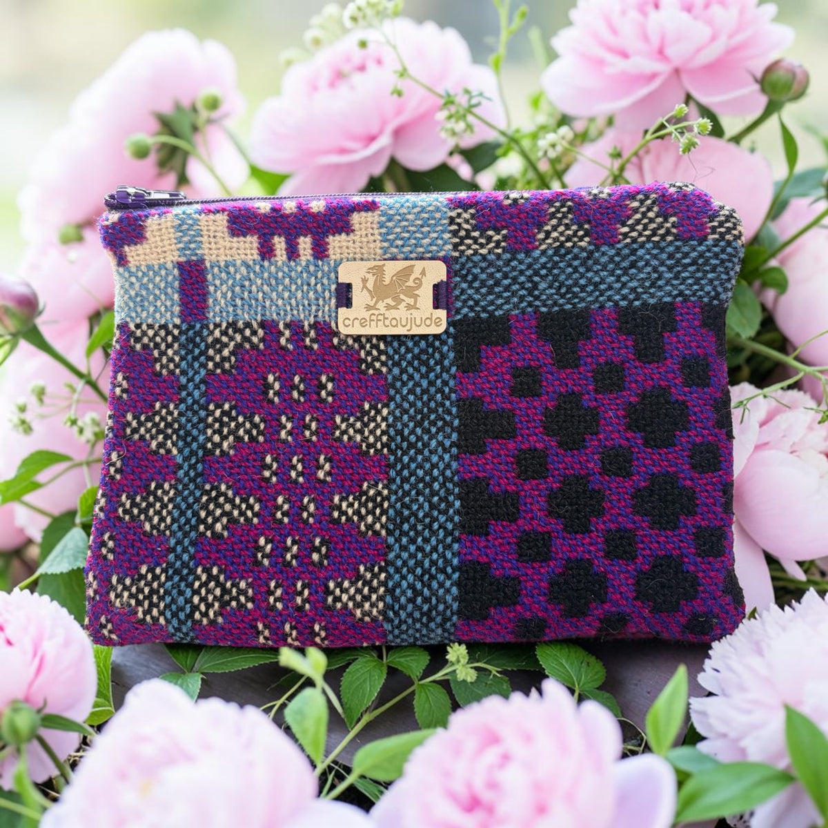 Welsh tapestry large purse