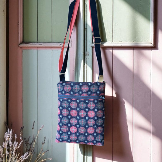 Wool crossbody handbag