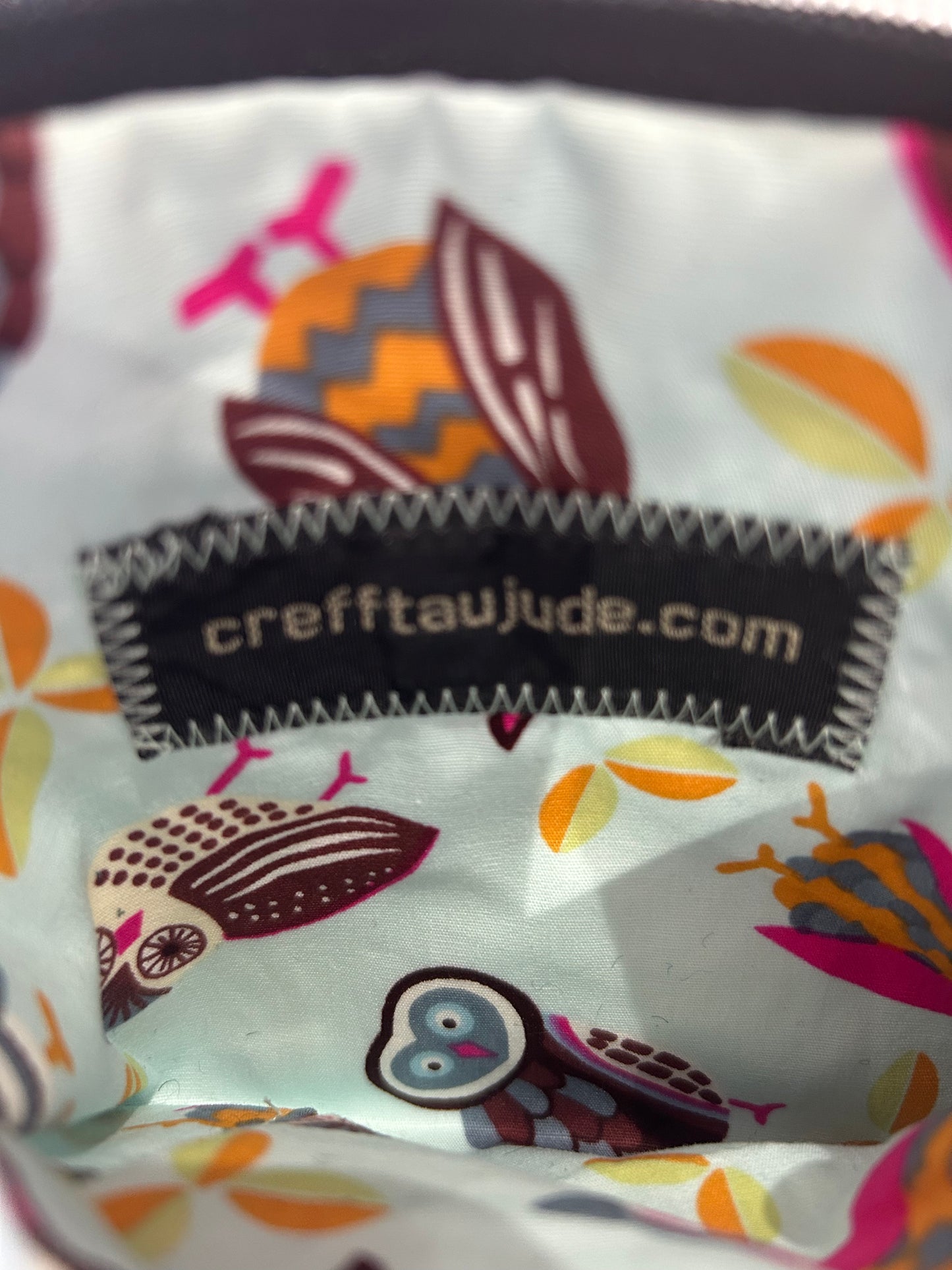 Welsh tapestry make-up bag