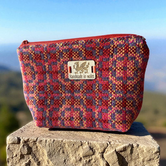 Welsh tapestry make up bag