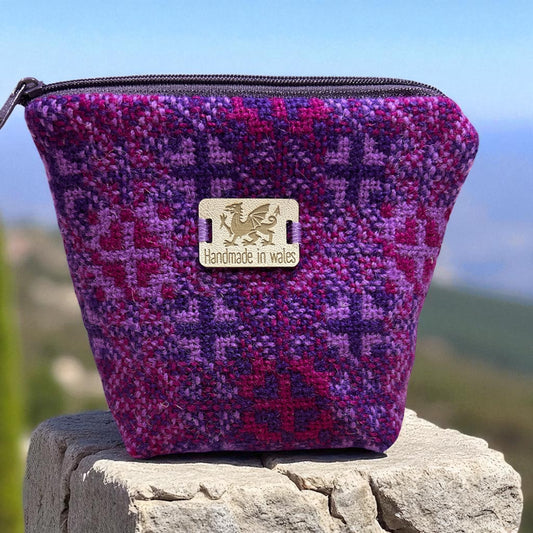 Welsh tapestry make up bag