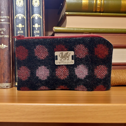 Wool purse/glasses case