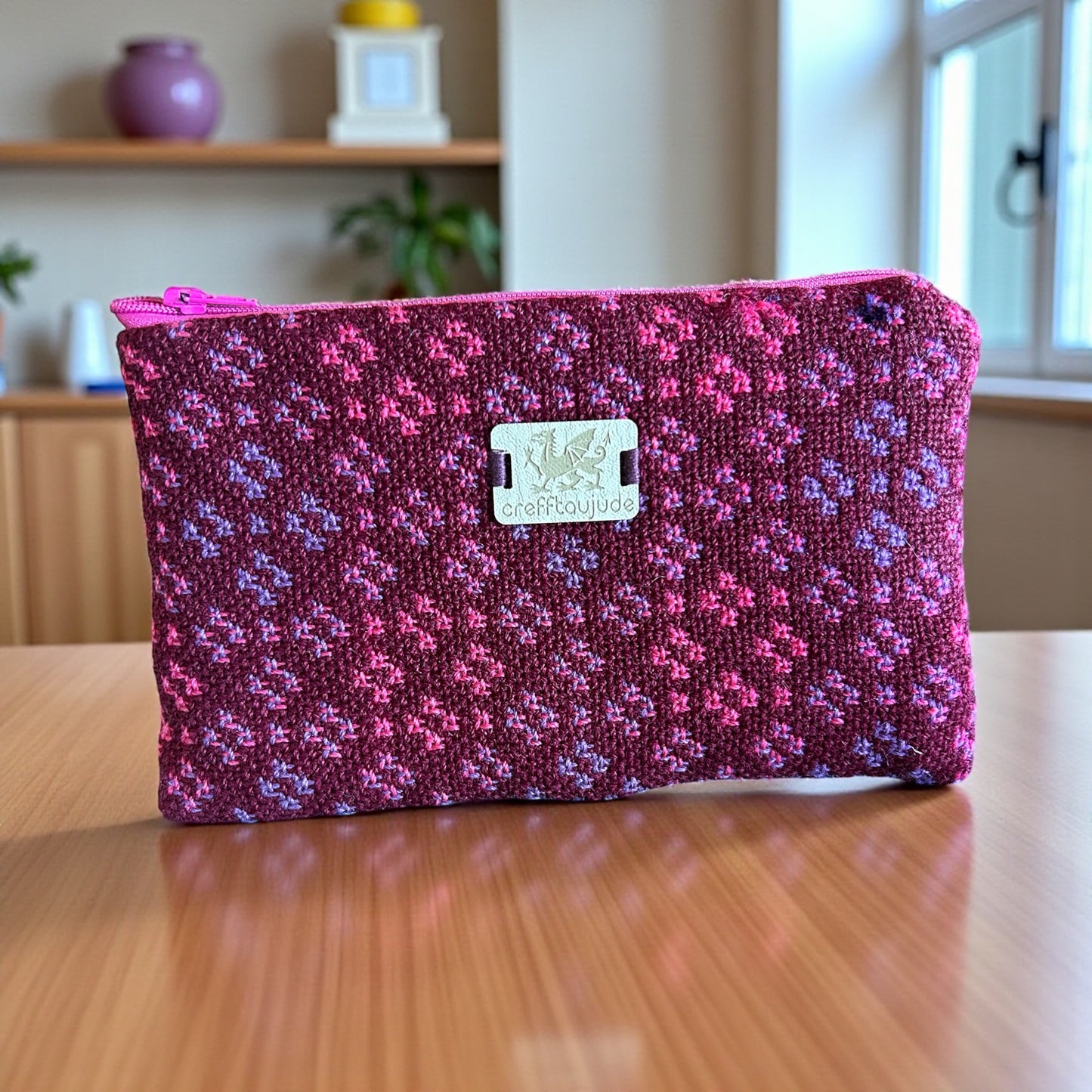 Welsh tapestry large purse