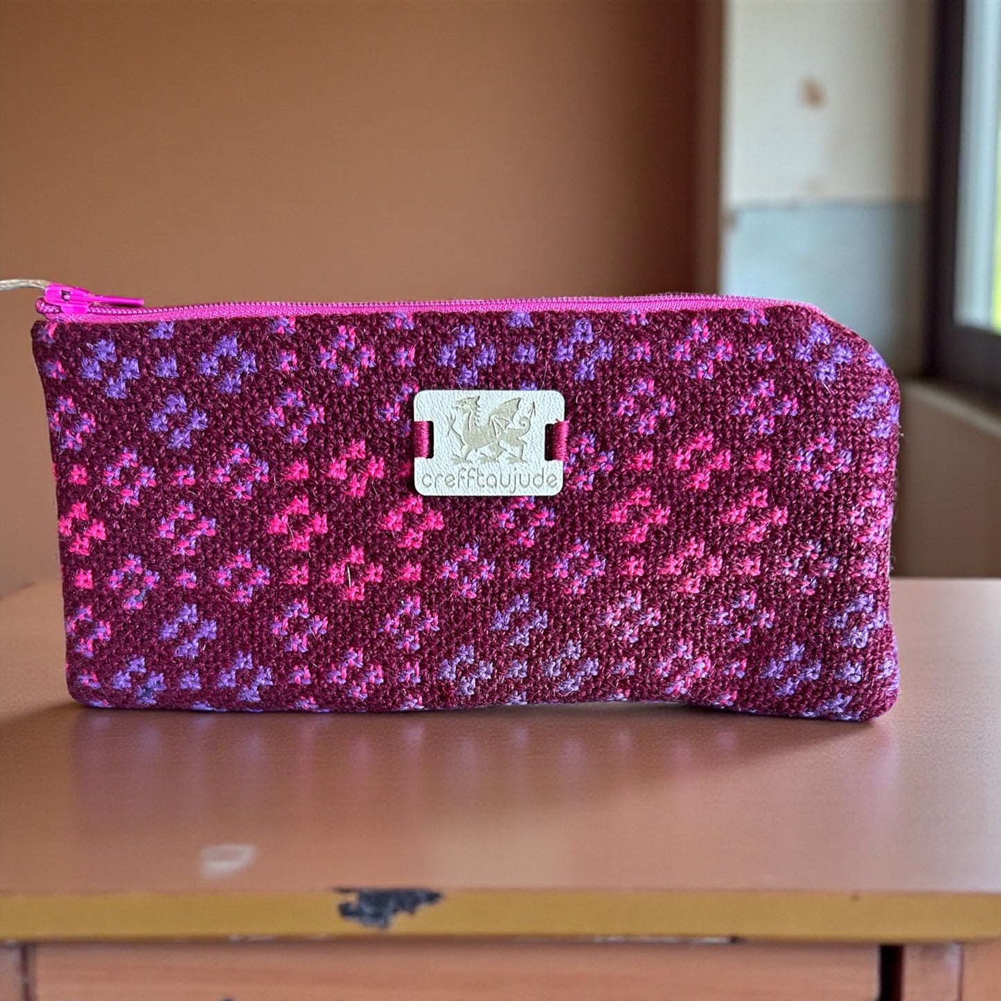 Welsh tapestry purse /glasses case