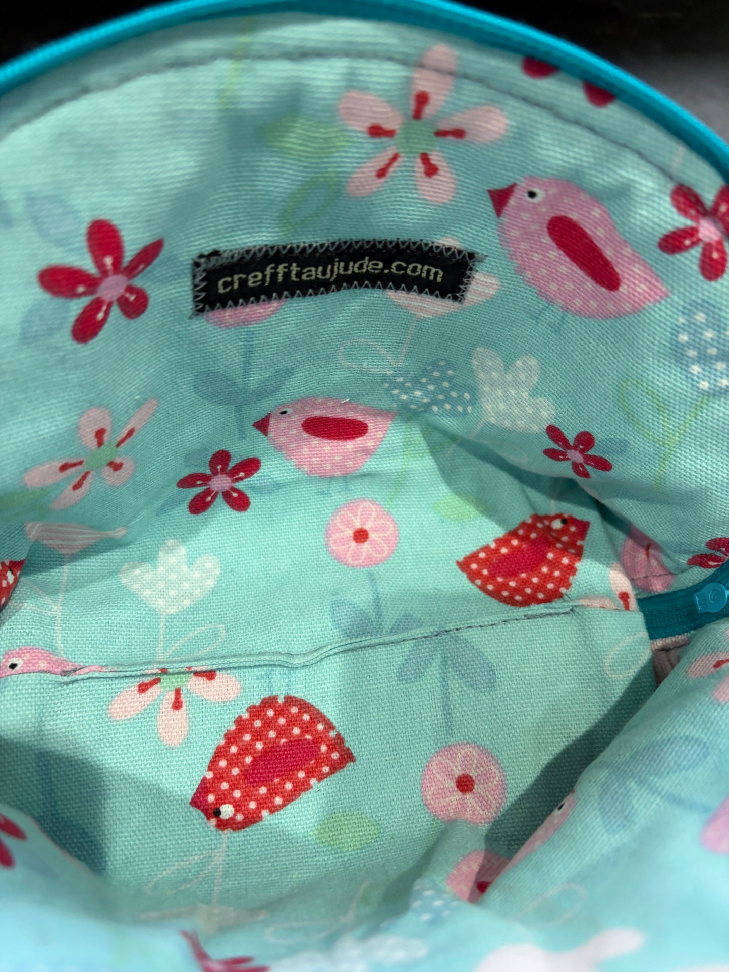 Welsh tapestry makeup bag
