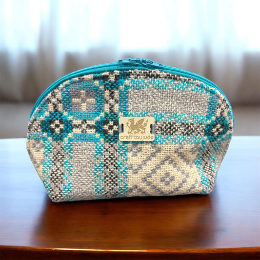 Welsh tapestry makeup bag