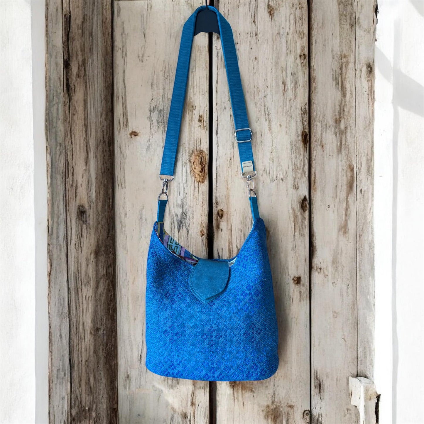 Welsh tapestry bucket crossbody bag