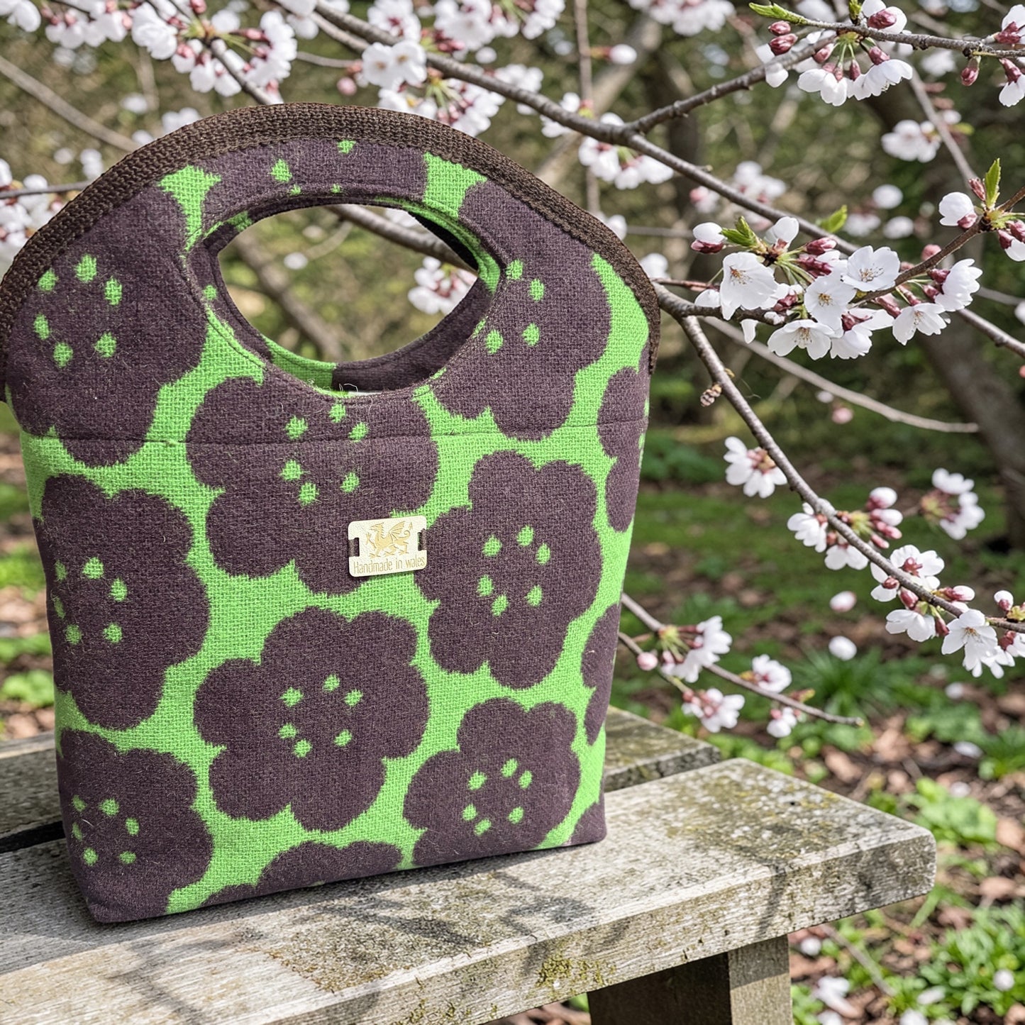 Wool handbag