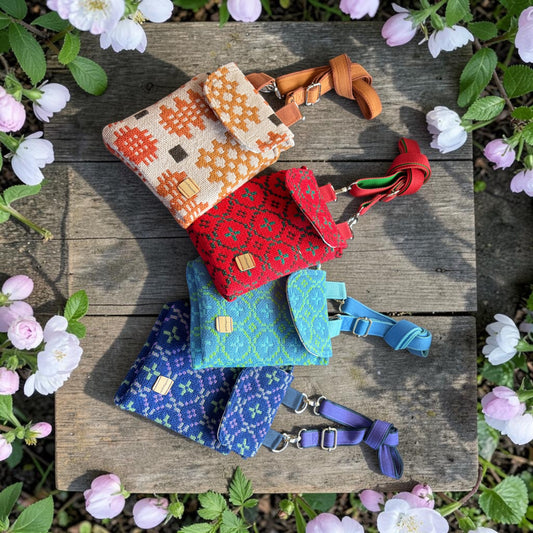 The Melindwr — Authentic Vintage Welsh Tapestry Phone Crossbody Bag