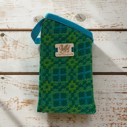 Welsh tapestry glasses case