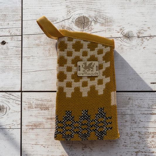 Welsh tapestry glasses case