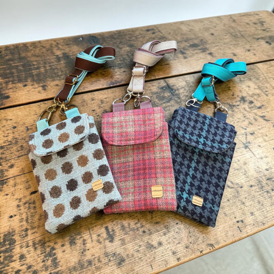 The Melindwr Mini Phone Bag — Handcrafted Wool Crossbody