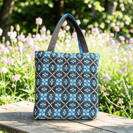 The  Dyfi handbag  in Welsh tapestry